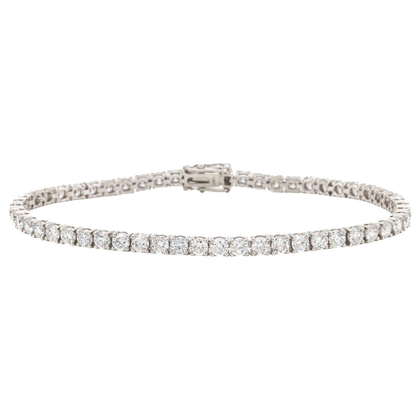 4.55ct Round Brilliant Diamond Tennis Bracelet
