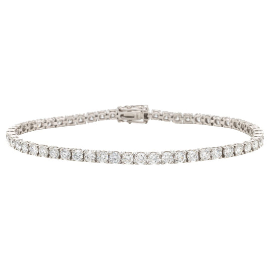 4.55ct Round Brilliant Diamond Tennis Bracelet