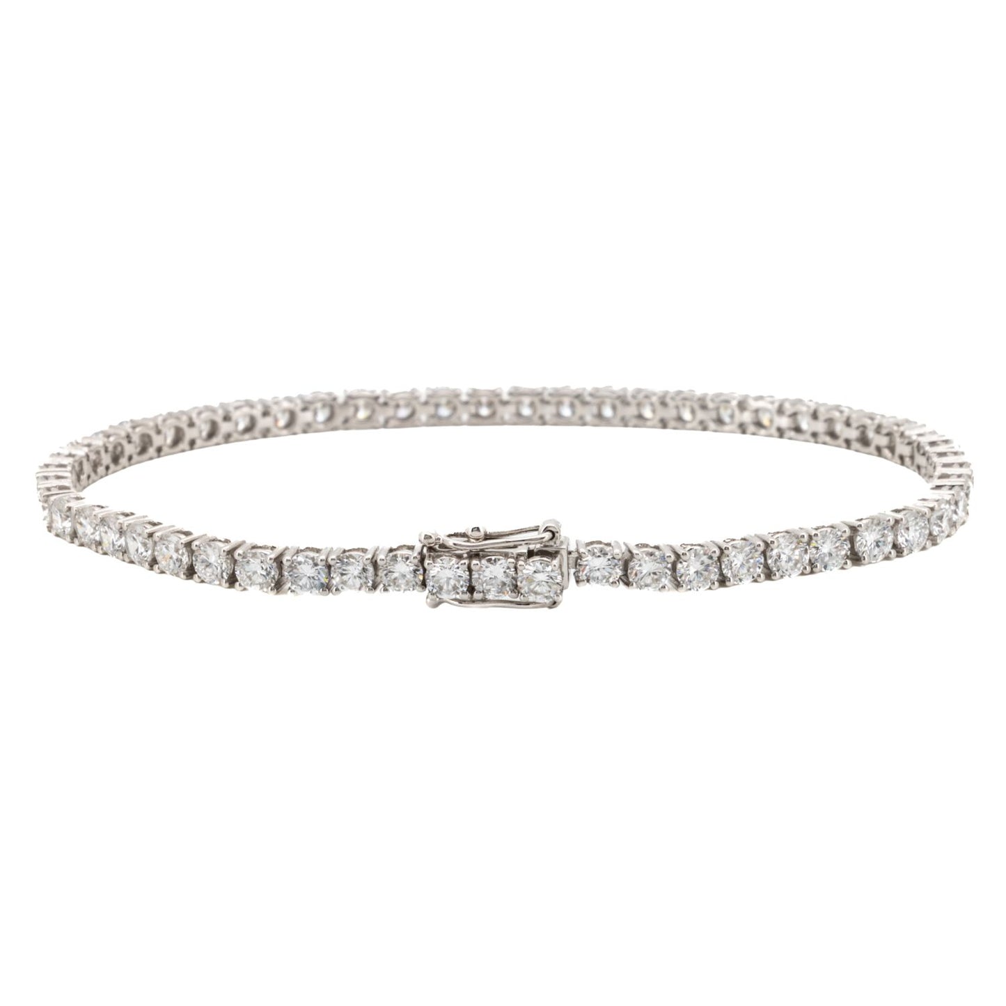 4.55ct Round Brilliant Diamond Tennis Bracelet