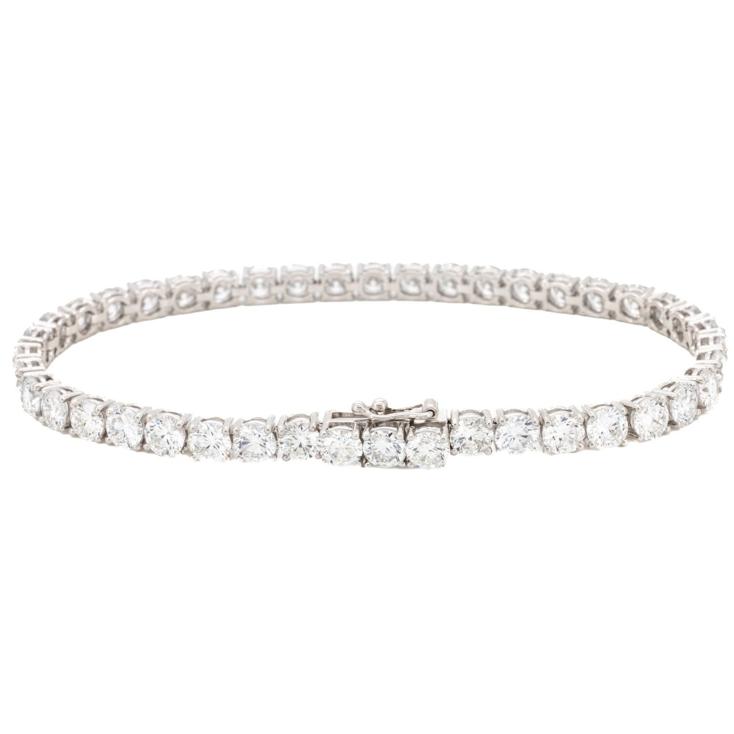 8.80ct Round Brilliant Diamond Tennis Bracelet