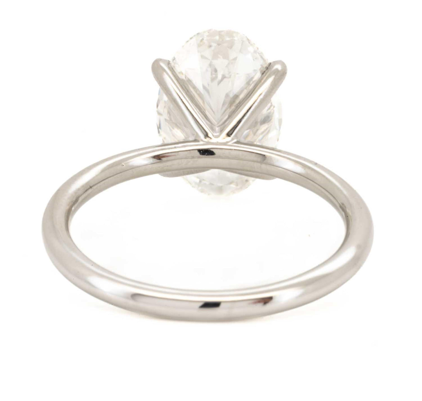 4.15ct Oval Diamond Solitaire Engagement Ring