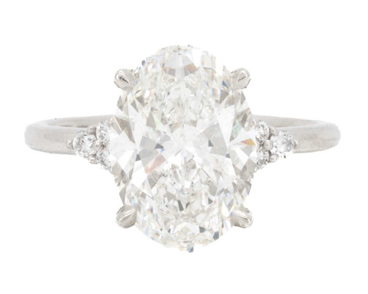 4.15ct Oval Diamond Engagement Ring