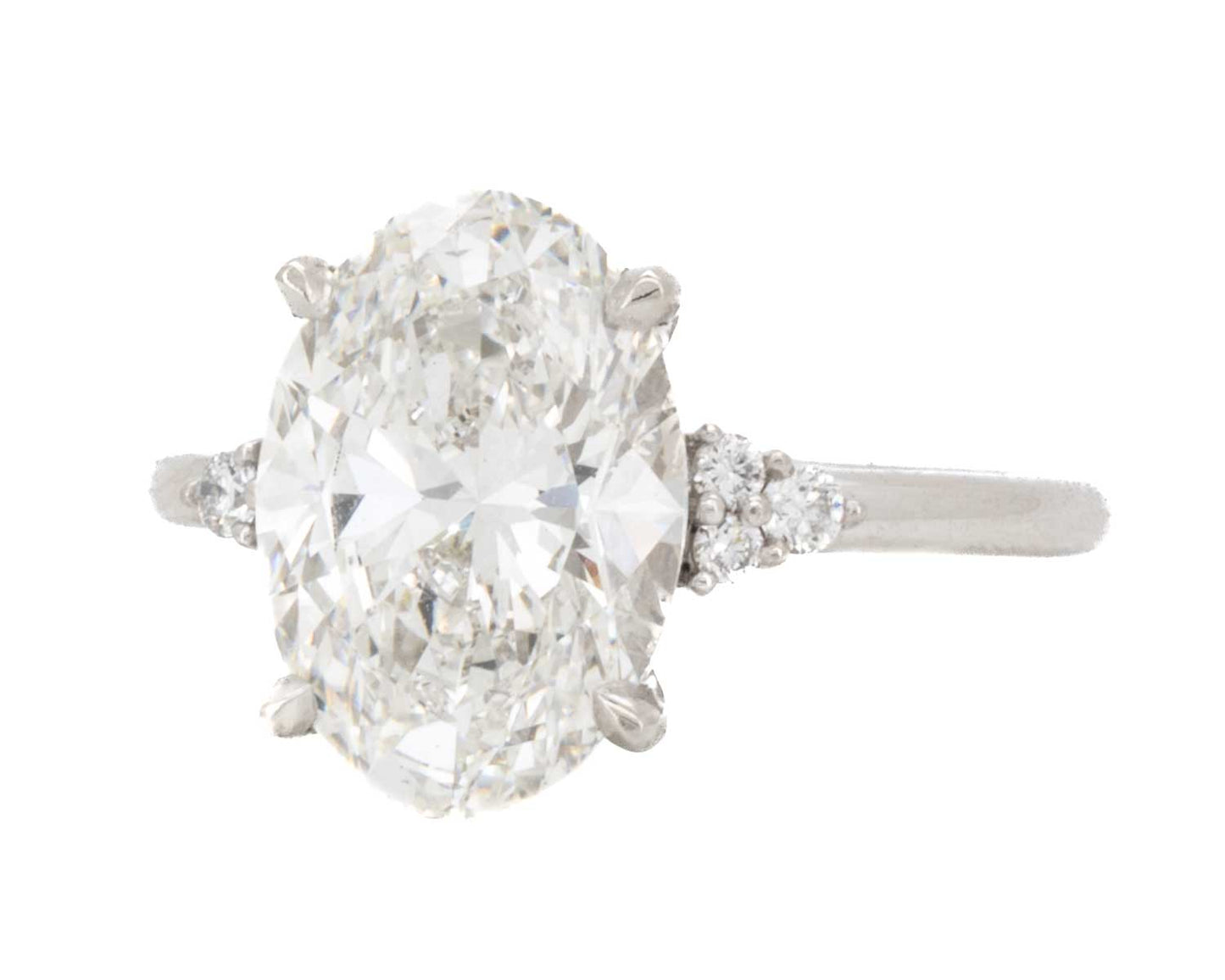 4.15ct Oval Diamond Engagement Ring