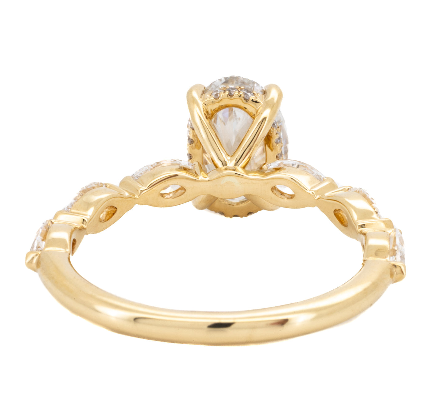 2.33ct Brilliant Oval & Marquise Engagement Ring