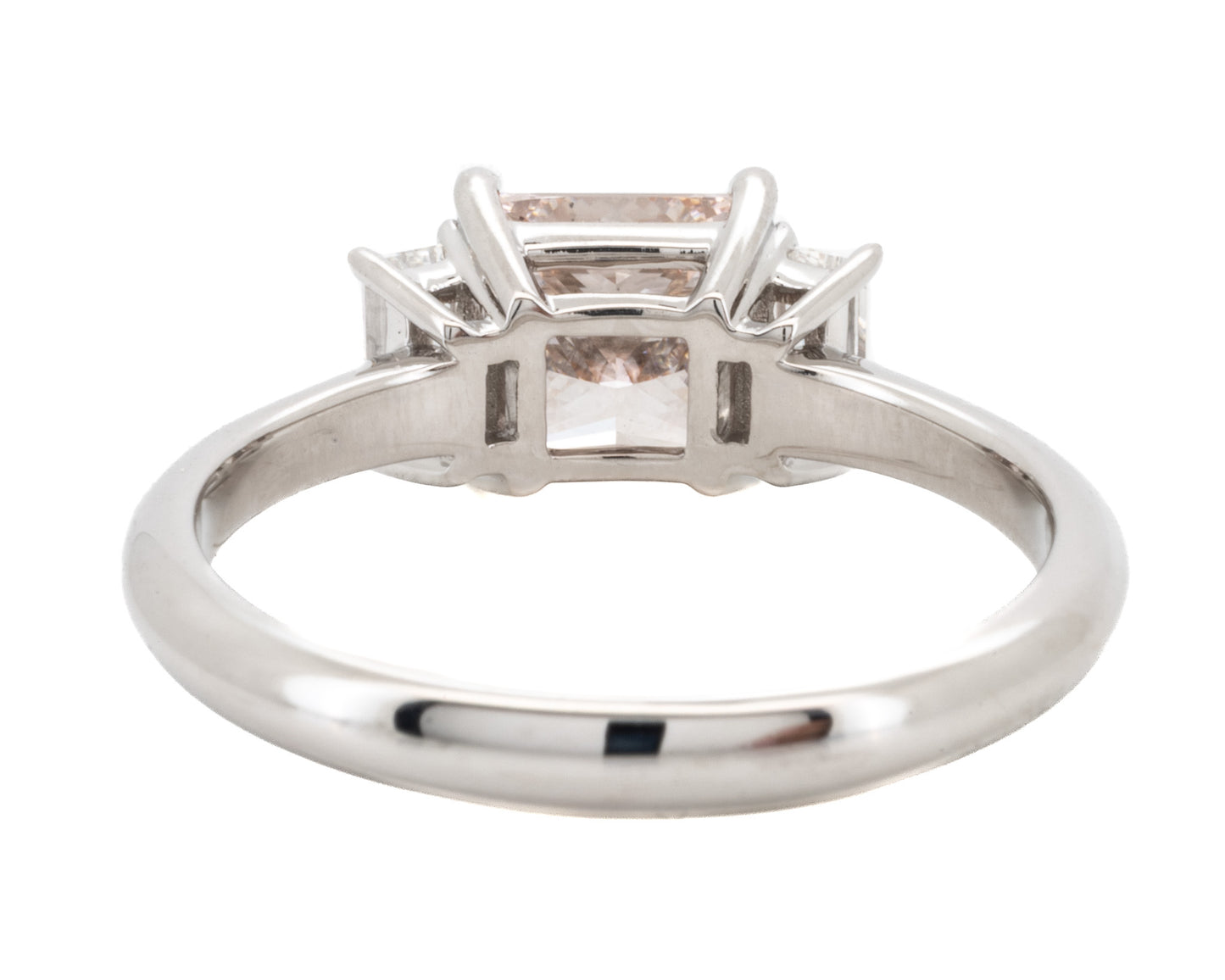 1.65ct Princess Pink Diamond Dress Ring